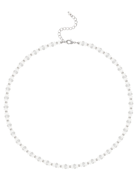 EVESENSE高级天然白贝白水晶项链