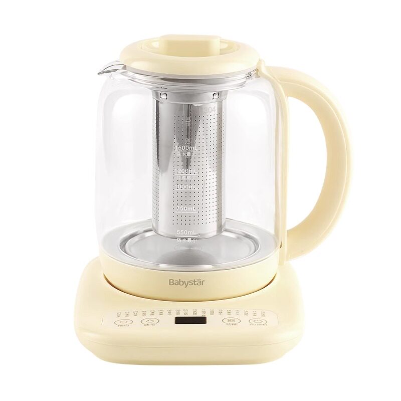 babystar养生壶家用多功能煮茶器小型办公室玻璃烧水壶保温全自动