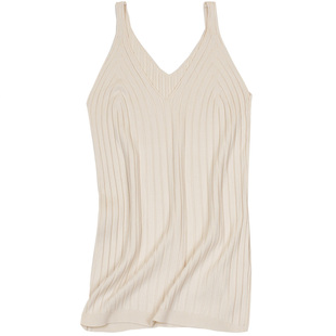 夏新款百搭女背心显瘦性感针织上衣薄款不透冰丝内搭吊带衫170