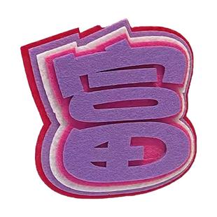 发疯文学无纺布包包挂饰钥匙扣创意搞笑嘴替不织布文字挂件女背包