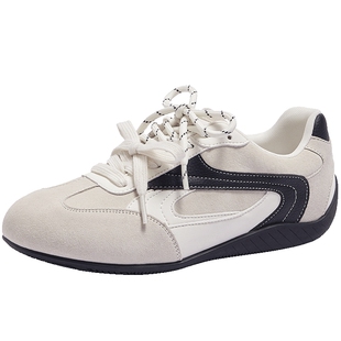 【新年穿搭】骆驼女鞋德训鞋2026季新款双鞋带薄底板鞋百搭休闲鞋