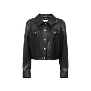 绫致ONLY2025夏季新款利落挺括质感长袖翻领夹克外套女