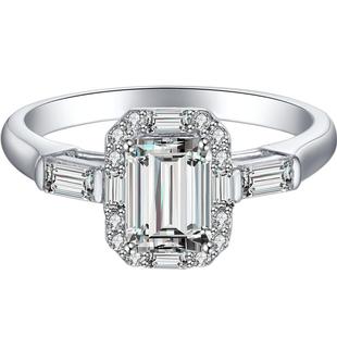 【培育】DEINO钻戒女钻石戒指培育钻人造合成求婚结婚真钻一克拉