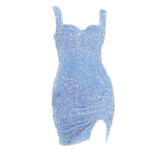 晚礼服裙女高端精致设计感小众简单大方小个子短款连衣裙平时可穿