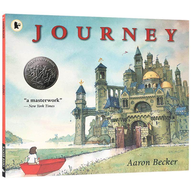英文原版 Journey探索不可思议的旅程 三部曲之一 儿童启蒙晚安无字书 作者艾伦贝克尔 正版图画绘本 亲子共读激发想象力2-6岁