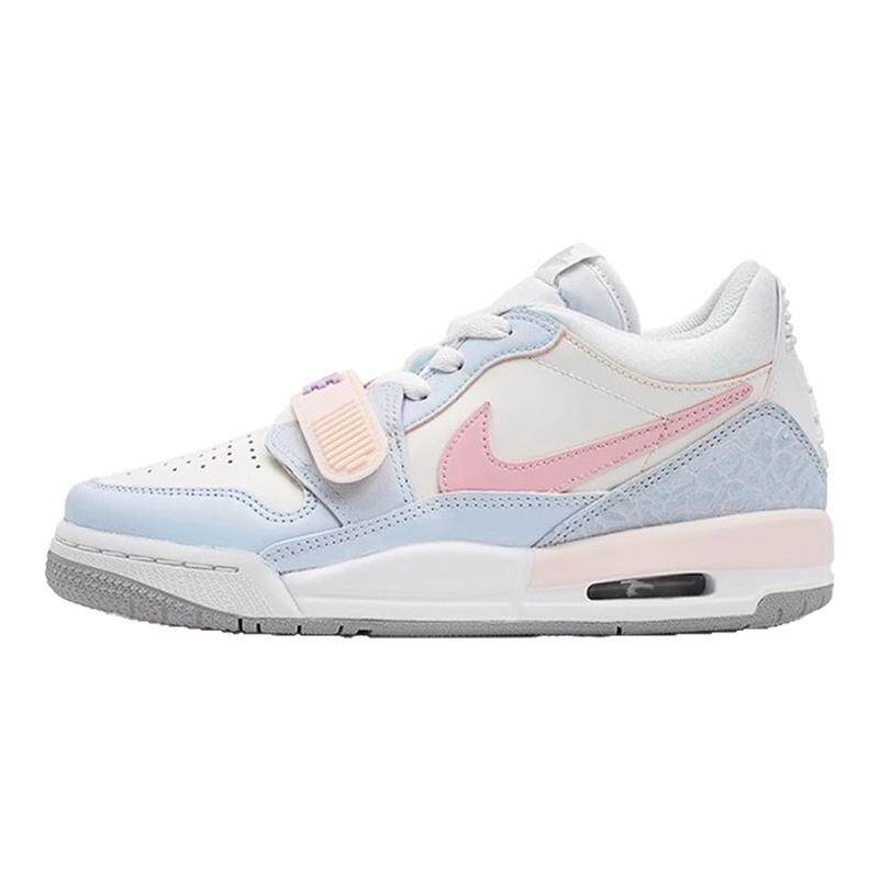 定制球鞋Jordan Legacy 312雾粉少女 甜美清新低帮复古篮球鞋雾粉