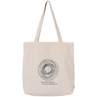 梵花不语上班通勤帆布包女包简约单肩包托特包百搭文艺手提帆布袋