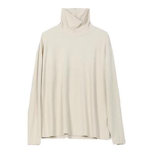 Yifini/易菲宽松高领堆堆领保暖针织衫女秋冬新款时尚打底衫