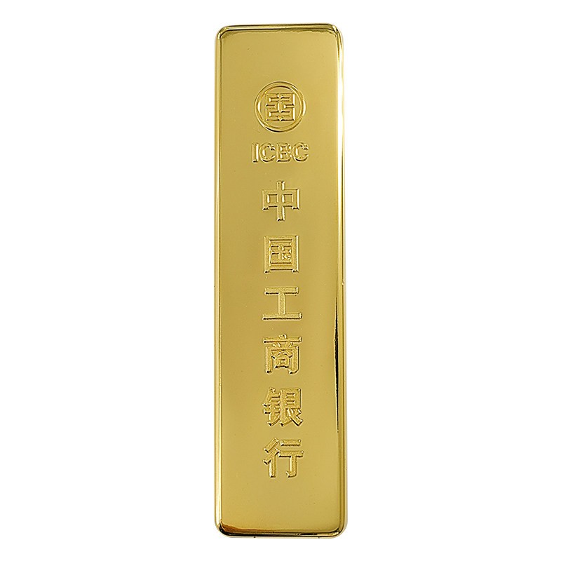 工行金条仿真道具金砖摆件高仿