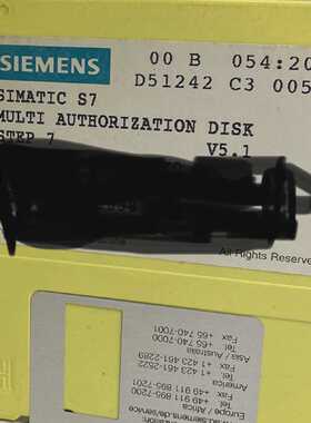 Siemens Simatic Software STEP7 V5.1 One Off Licensed 6ES7810