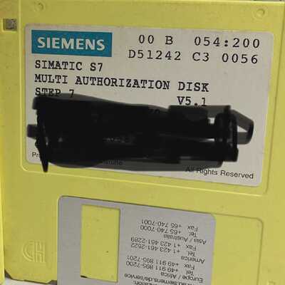 Siemens Simatic Software STEP7 V5.1 One Off Licensed 6ES7810