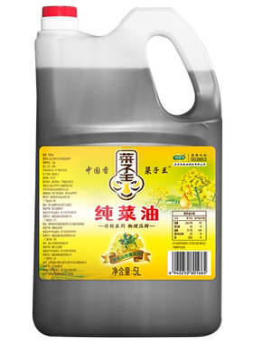 菜子王纯菜油川西风味5L