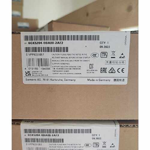议价全新现货6GK52040BA002AF2西门子交换机XF2046GK52040BA002AF