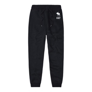 AF抓绒女长裤秋冬修身纯棉裤大码运动裤加厚裤小鹿长裤