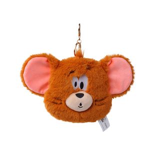 猫和老鼠猫咪毛绒钥匙扣小挂包玩偶可爱零钱包耳机包口红小包包
