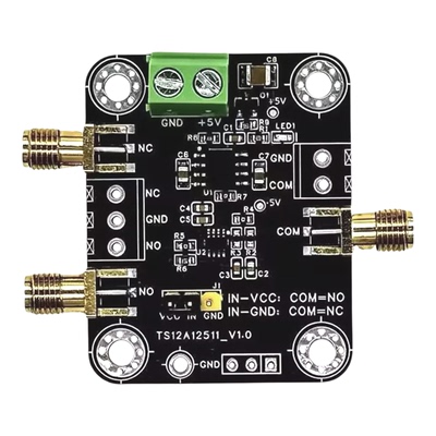 TS12A12511模拟开关模块双向导通单刀双掷正负极性输入带宽100MHz