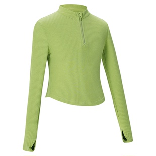 儿童舞蹈服套装秋冬长袖拉丁舞上衣喇叭裤立领芭蕾舞练功服外套女