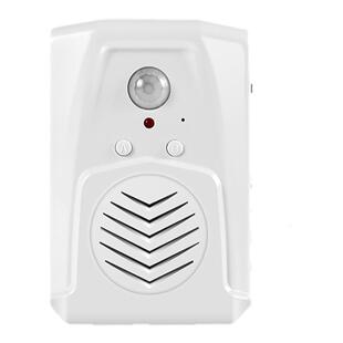 可更换声音的语音迎宾提示器人体感应红外音乐门铃店铺问号欢迎语