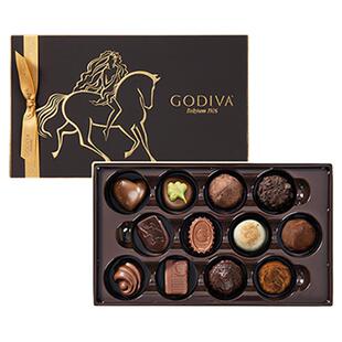 【百亿补贴】GODIVA歌帝梵双享松露形巧克力礼盒12颗比利时风味