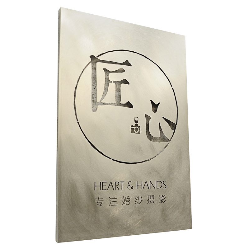 招牌制作不锈钢镂空灯箱广告牌展示牌户外门头创意招牌定做发光字