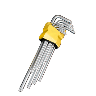 梅花星形米字内六角花扳手9件螺丝刀T10T15T20T25T27T30T40T45T50