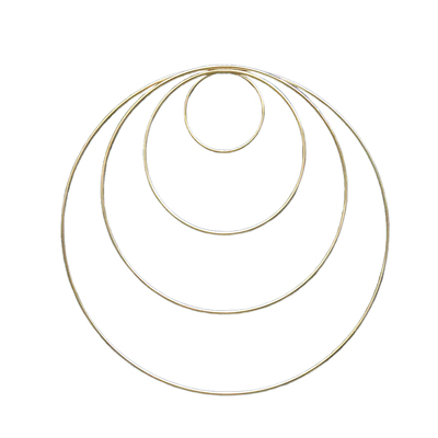 金属环铁环铁圈macrame圆环编织