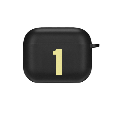 kanye侃爷数字简约适用苹果保护套AirpodsPro3第二代保护套AirPods4全包磨砂TPU软壳无线耳机盒保护壳
