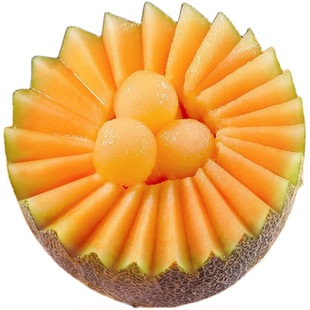 正宗哈密瓜新鲜水果海南当季现摘脆甜网纹瓜西州蜜香瓜9整箱包邮