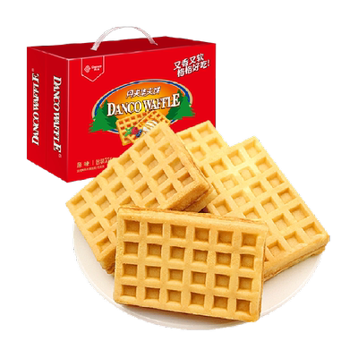丹夫原味礼盒早餐早点华夫饼720