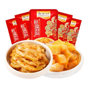 乌江脆口榨菜芯微辣榨菜丝小袋组合涪陵榨菜开味拌饭下饭