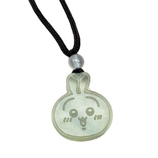 天然岫岩玉石吊坠小八乌萨奇吉伊帕恰狗可爱冰种项链挂件chiikawa