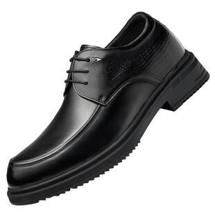 高哥内增高鞋子男士8cm春季新款舒适商务正装皮鞋增高德比鞋男