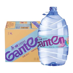 景田6.8L饮用天然泉水桶装泡茶煮饭家庭装夏日解渴大瓶装整件批发