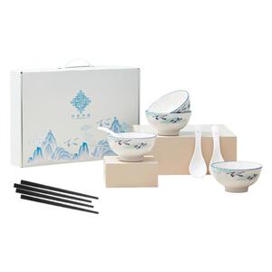 共禾京品12头餐具套装釉下彩