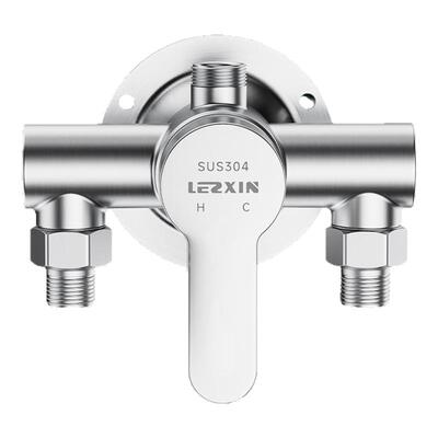 热水器明装混水阀加厚304不锈钢