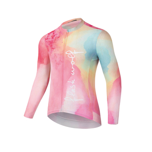 FLASH WOLF秋冬长袖骑行服竞技版自行车男女通用骑行服公路赛车服