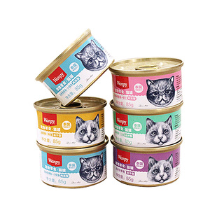 Wanpy顽皮泰国进口猫零食罐头汤汁补水肉冻美毛发腮幼猫湿粮24罐