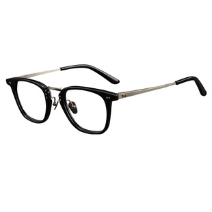 索西克SOXICK高品质纯钛配板材眼镜框男设计师款近视眼镜女配眼镜