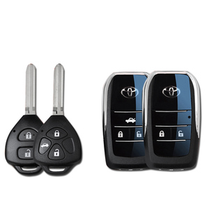 适用于丰田卡罗拉凯美瑞RAV4锐志皇冠车钥匙改装折叠遥控器替换壳