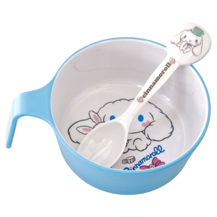 大号玉桂狗儿童把手碗大耳狗家用吃饭碗学生泡面打饭碗辅食手柄碗