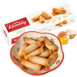 瑞士进口kambly金宝丽鸡蛋卷饼干
