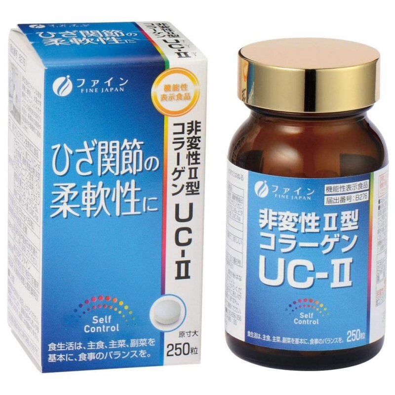 日本 FINE非变性 Ⅱ 型胶原蛋白软骨素 氨基葡萄糖胺糖关节营养