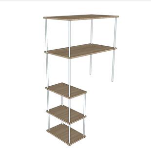 定制厨房夹缝置物架异形夹角窄缝架冰箱缝隙收纳架阳台多层实木架