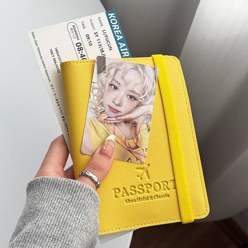 护照夹卡包证件收纳包防消磁轻薄旅行机票夹多功能便携钱包一体包