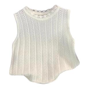 女童夏季套装2026新款韩版儿童洋气针织背心吊带宝宝蛋糕短裤夏装