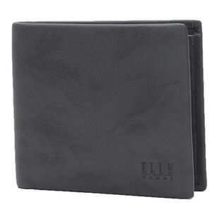 ELLE HOMME新款真皮钱包短款横款男士头层牛皮钱夹轻奢品牌票夹男