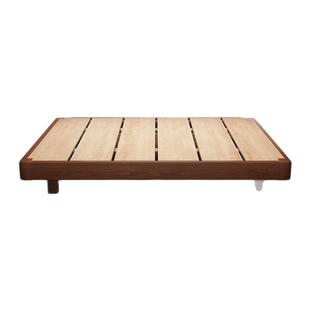 无床头实木床家用1米5的床加床垫悬浮床小户型1米2床榻榻米落地床