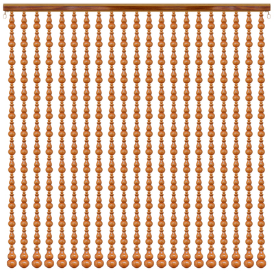 桃木葫芦门帘隔断帘卫生间免打孔