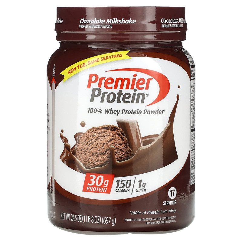 Premier Protein全乳清蛋白质粉健身运动肌肉修护运动表现耐力支