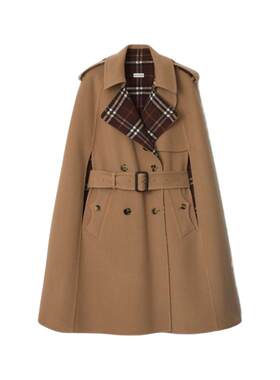 羊毛BelmontTrench斗篷BURBERRY